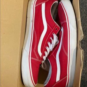 Old school red vans